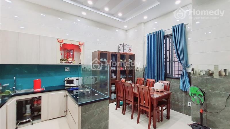 Chủ ngộp giảm 2,9 tỷ còn 7,6 tỷ - 4 tầng 5,25x23 - Lê Thị Riêng Q12 - Tặng nội thất - HXH. - Ảnh 2