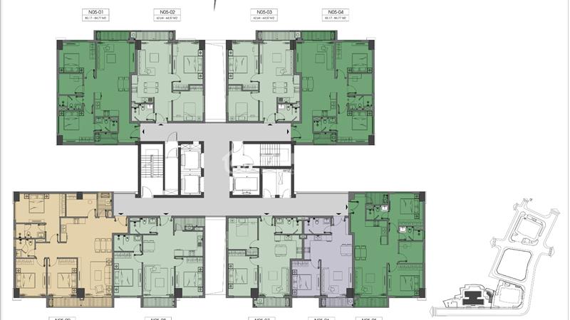 Bán căn hộ 81m2 3PN góc Full đồ tại chung cư Berriver Long Biên - Hà Nội giá 4.7Tỷ - Ảnh 1