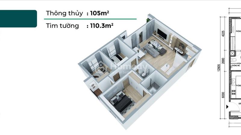 Bán nhanh căn 105m2 hướng đông nam Phương Đông greenhomes, giá 5.3 tỷ bao phí. Nhận nhà ngay. - Ảnh 1
