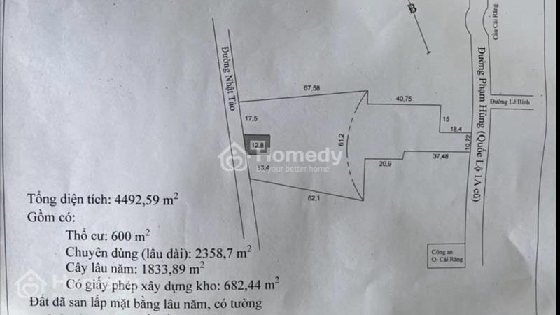 Cho thuê 4500m2 mặt tiền Phạm Hùng , Cái Răng! Có thế chia nhỏ theo ý Khách! - Ảnh 6