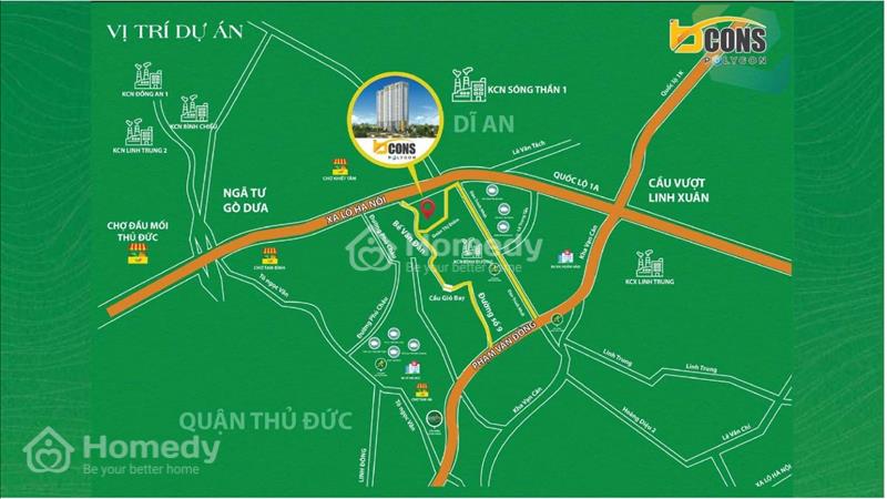 Bán lỗ 150tr căn góc Bcons Polygon , tầng đẹp , tháng 8/2024 nhận nhà mới vào ở  ib 0853197261  - Ảnh 2