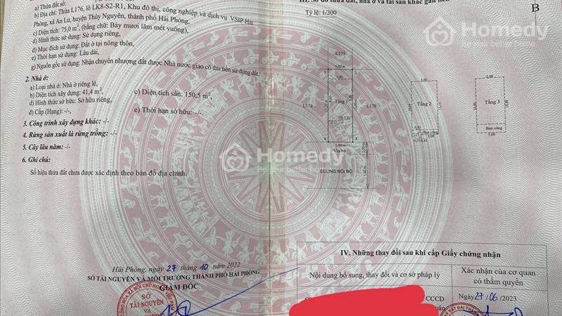 Bán căn lk centa city Thủy Nguyên hải phòng giá 3,85 ty thoả thuận 3 tầng. - Ảnh 1
