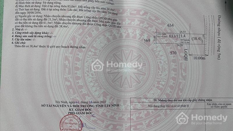 Chính chủ gửi bán đất full thổ cư ngay siêu thị Coopmart Phước Đông & cổng KCN Phước Đông - Ảnh 3