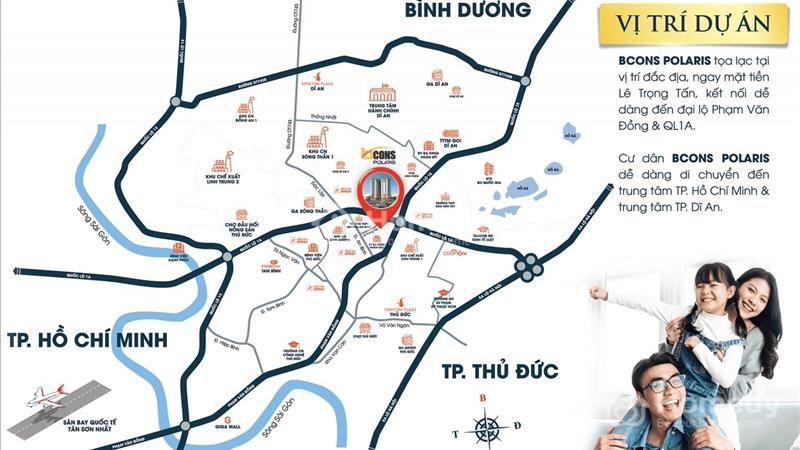 Bcons Polaris liền kề Phạm Văn Đông 100 căn cuối ,CK 11% ,cam kết thuê lại 12tr/tháng ib 0853197261 - Ảnh 1
