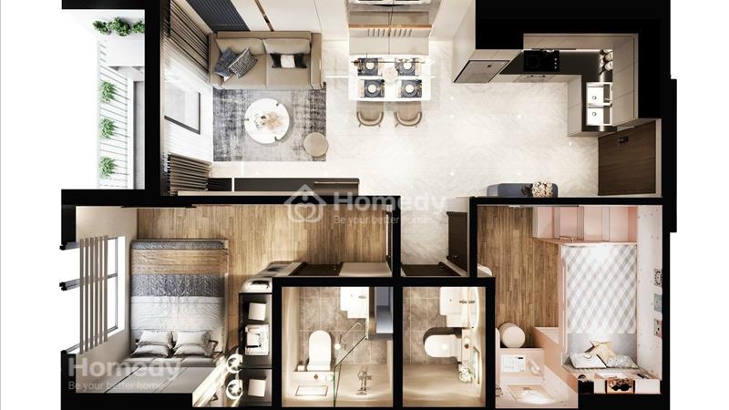 Căn hộ làng ĐH CK đến 7.3%, TT trước chỉ 10%, cam kết thuê lại 10tr/tháng, tặng tủ lạnh 600L - Ảnh 6