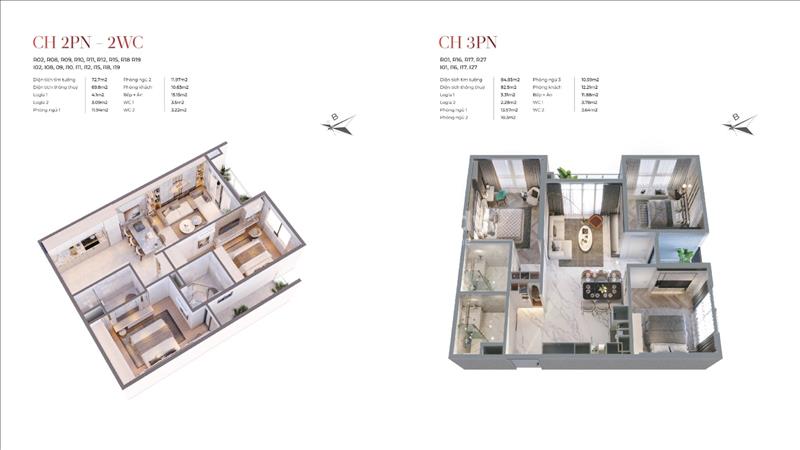 Bán căn hộ cao cấp 3PN (80M2) giá chỉ 2.6 tỷ dự án Vic Grand Square quà tặng đến 40tr - Ảnh 3
