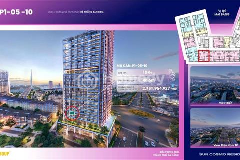 Chỉ 834tr căn 2n Sun Cosmo Đà Nẵng view sông Hàn, sở hữu lâu dài/ GĐ1