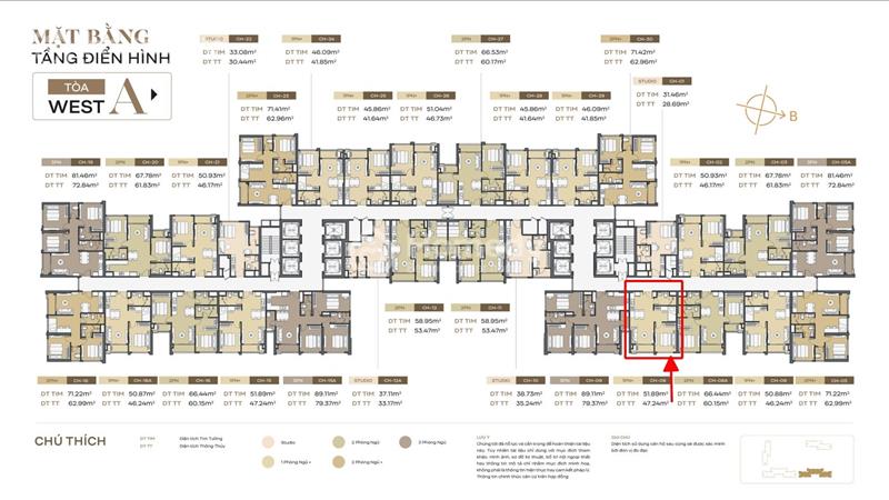 Bán căn 1pn+1 toà A Masteri ở ngay dt 52m2 tầng cao view hồ điều hoà đẹp nhất dự án - Ảnh 2