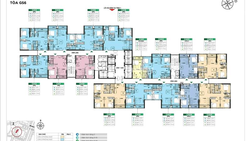 Mua từ móng, Căn góc 2N2WC DT 70m2, hot nhất Vinhomes Smart City, giá từ 3 tỷ - Ảnh 3