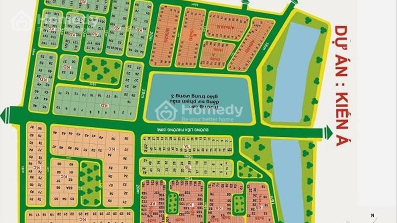 Cần bán lô đất mặt tiền đường Liên Phường tại KDC Kiến Á P Phước Long B Lô TA dt 5x20m giá 170tr/m2 - Ảnh 1