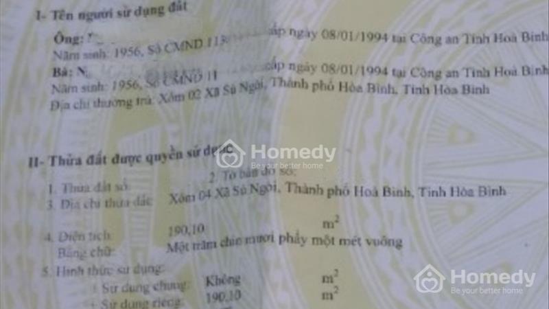 Bán đất Thành phố Hòa Bình - Hòa Bình giá 7.60 Tỷ - Ảnh 2