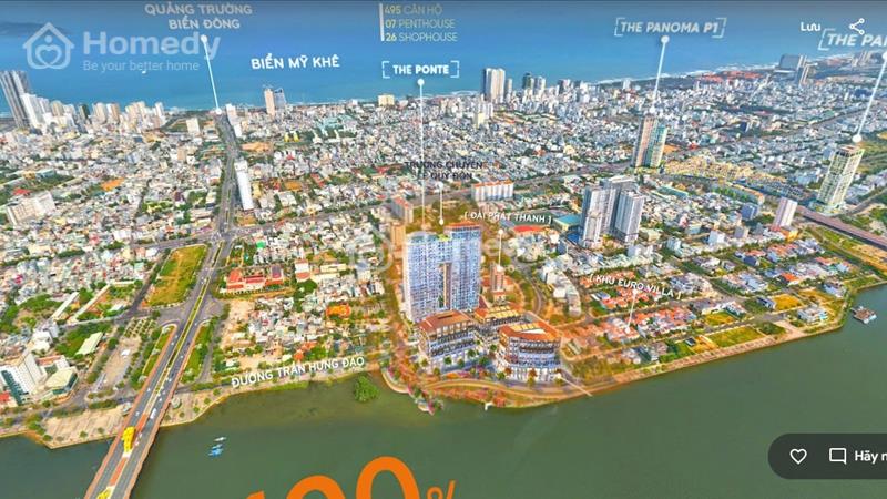 Nhận đặt chỗ 100% view sông, cầu Rồng căn hộ HH3 Sun Ponte Đà Nẵng chiết khấu ngay 1 3% PKD CĐT - Ảnh 1
