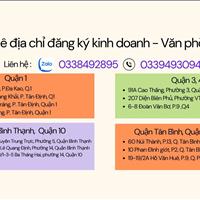Cho văn phòng ảo- địa chỉ đăng ký kinh doanh quận 1 và khắp hcm 499k/T