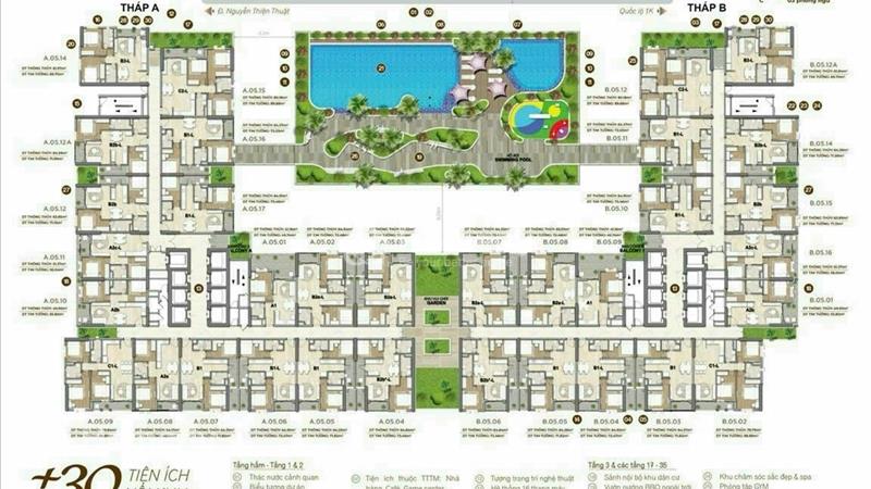 Kẹt tiền cần nhượng lại căn hộ HT Pearl Dĩ An - Bình Dương 2PN - 72m2 - hướng Đông Nam - Ảnh 1