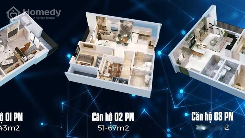 Bán căn chung cư Diamond Boulevard (Tecco Luxury), 1 phòng ngủ, 35 m2, giá 1.1 tỷ tại Thuận An - Ảnh 2