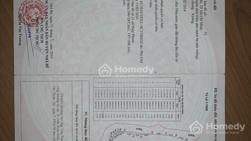 chính chủ cần bán lô đất Huyện Nhà Bè - TP Hồ Chí Minh giá thỏa thuận - Ảnh 3