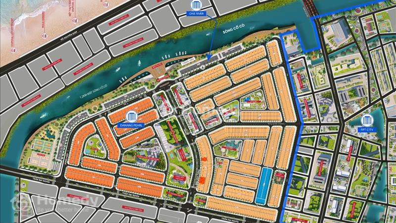 bán đất Biệt Thự 375m2 mặt tiền đường 33m Trung Tâm quận ngũ hành sơn tp Đà Nẵng - Ảnh 2