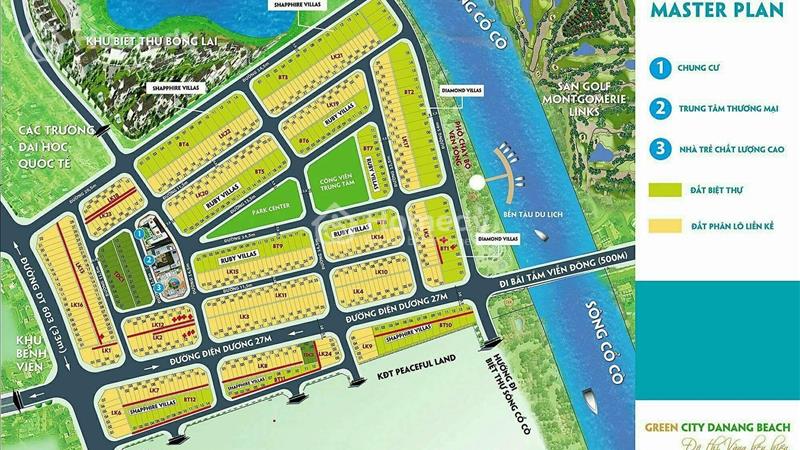 Bán đất nền khu đô thị Green City - Ngay cạnh Coco Bay Đà Nẵng - Ảnh 1