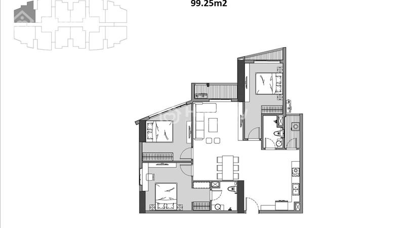 Chuyển nhượng căn 99m2 Le Grand Jardin full Nội thất giá 4.8 tỷ bao phí sang tên  - Ảnh 1