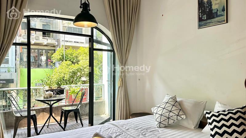 Cho thuê CĂN HỘ 55M2 vintage balcon_full nt Lê Thị Riêng_gần Bến Thành_cv Tao Đàn_ngã 6 Phù Đổng - Ảnh 3
