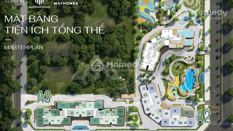 CĂN 2PN toà A3 - CK15% Chỉ 3,85 tỷ. Full nội thất cao cấp và slot để xe tại LUMIERE smart city. - Ảnh 11