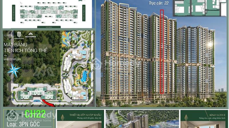 Lumiere 2PN + 1, 3PN siêu đẹp (toàn A3) từ 4 - 5 tỷ. Toà A2 nhận thiện chí trong tháng 4-ưu đãi sốc - Ảnh 3