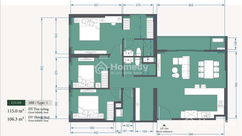 Lumiere 2PN + 1, 3PN siêu đẹp (toàn A3) từ 4 - 5 tỷ. Toà A2 nhận thiện chí trong tháng 4-ưu đãi sốc - Ảnh 1