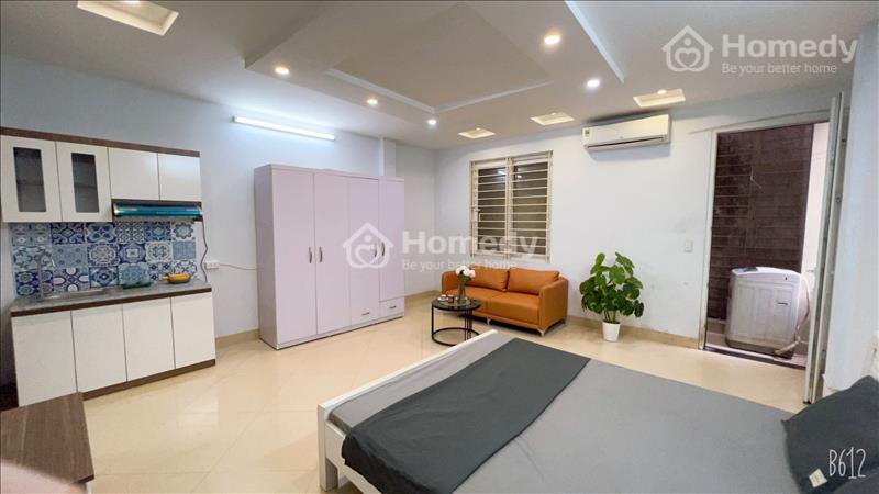 Cho thuê Studio Full đồ từ A-z cực rộng, ban công thoáng ngay 180 Nguyễn Lương Bằng - Ảnh 4