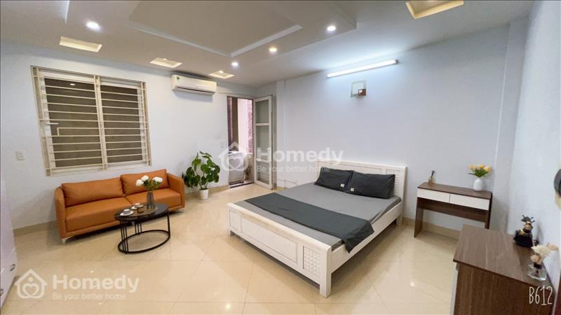Cho thuê Studio Full đồ từ A-z cực rộng, ban công thoáng ngay 180 Nguyễn Lương Bằng - Ảnh 3