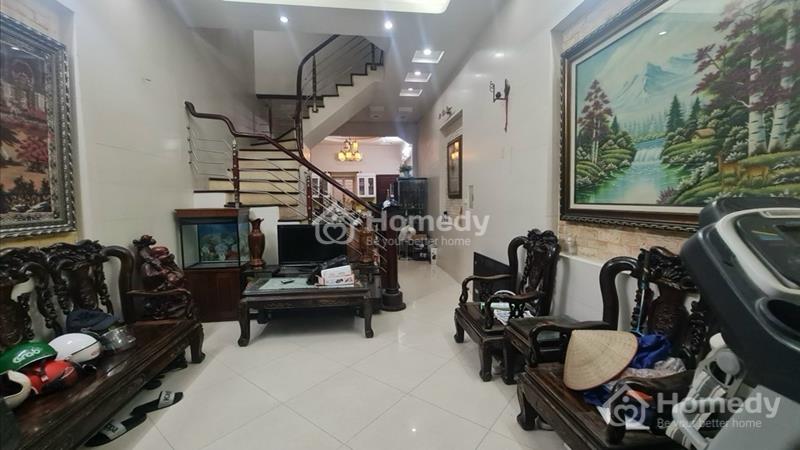Bán nhà Nghĩa Tân, ô tô đỗ cửa, 5 tầng 52m2 giá 12 tỷ, Liên hệ Công Quỳnh: - Ảnh 4
