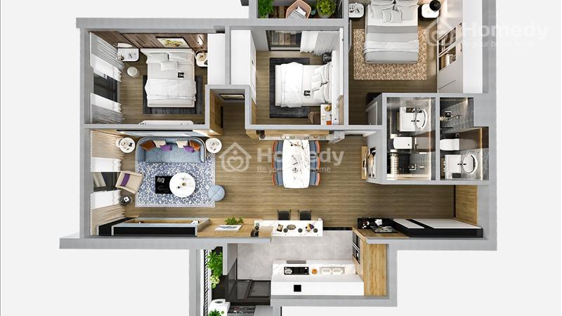 Căn hộ cao cấp 120m2 3PN, Không gian sống 5 sao - Ảnh 4