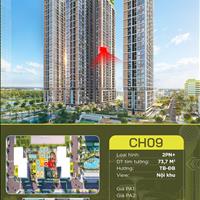 Bán căn 2N+ TC2 tầng trung hướng ĐN View nội khu phong cách Singapore xanh nhất Vinhome Smart City