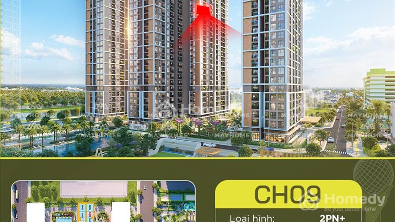 Bán căn 2N+ TC2 tầng trung hướng ĐN View nội khu phong cách Singapore xanh nhất Vinhome Smart City - Ảnh 1