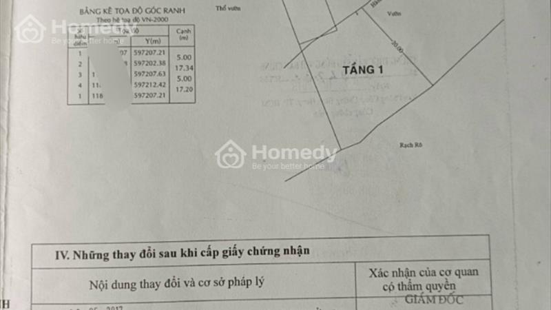 Bán nhà sổ Hồng riêng 5 x17,2m.1 trệt 1 lầu, 2 pn,2 wc. - Ảnh 6