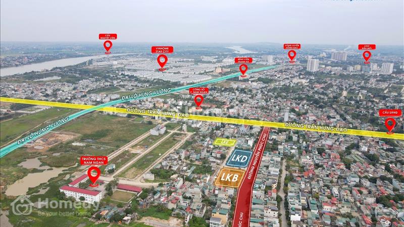Bán đất trung tâm thành phố Thanh Hoá, nhận đất xây ngay, giá chỉ 24tr/m2, diện tích 75 (5x15) m2 - Ảnh 2