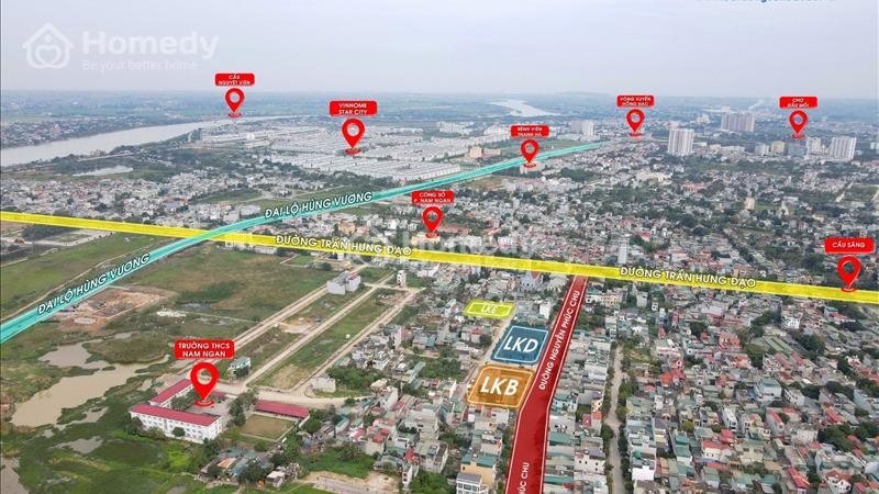 Bán đất trung tâm thành phố Thanh Hoá, nhận đất xây ngay, giá chỉ 24tr/m2, diện tích 75 (5x15) m2 - Ảnh 2