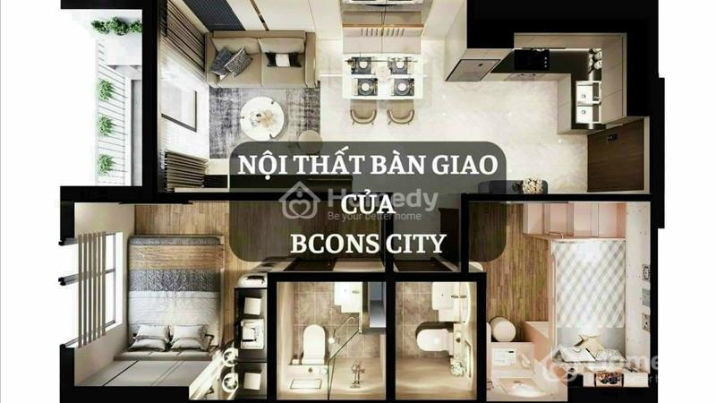Chung cư 2PN-2WC tâng trung view đẹp tặng kèm nội thất - Ảnh 6