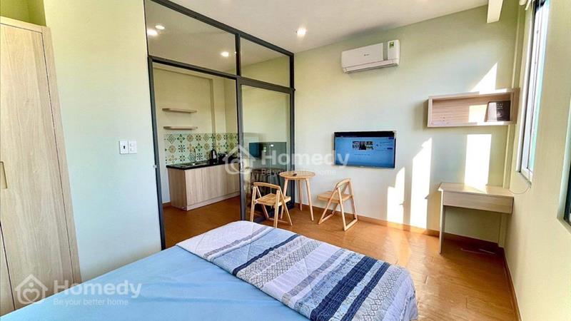Căn hộ dạng 1 phòng ngủ tách bếp có balcon máy giặt riêng + thang máy ngay Nguyễn công hoan PN - Ảnh 9