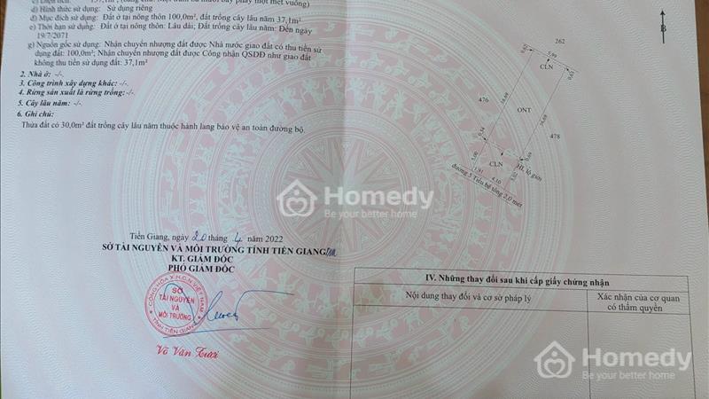 Cần ra nhanh 3 nền đất Thổ Cư tại Gò Công Tây, Tiền Giang, Giá đầu tư - Ảnh 3