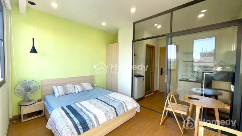 Căn hộ dạng 1 phòng ngủ tách bếp có balcon máy giặt riêng + thang máy ngay Nguyễn công hoan PN - Ảnh 10