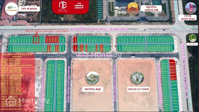 New Era -dự án đất nền đẹp nhất khu phía nam thành phố Bắc Giang đón đầu AEONMAll - Ảnh 1