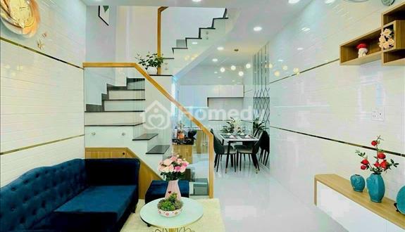 Về quê bán nhà 64m2,1 trệt 2 lầu,SHR,960tr,Quang trung,p10,gò vấp,LH Hùng 0775069709 - Ảnh 1