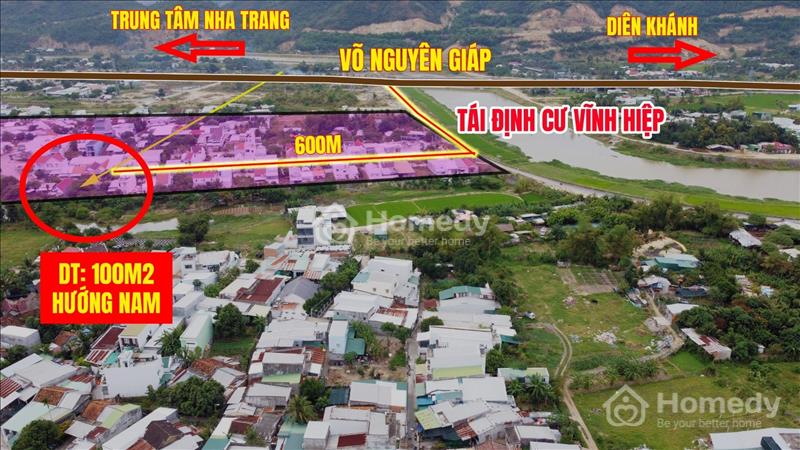 Bán đất TĐC Vĩnh Hiệp, Nha Trang, đường 13m, ngang 5 x dài 20 giá rẻ. Zalo 0904460882 - Ảnh 1