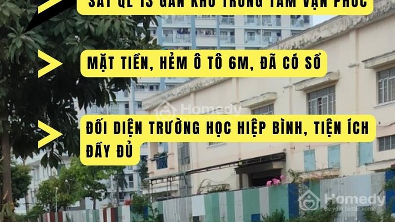 Đất nền Hiệp Bình Phước - Tâm điểm đầu tư BĐS tiềm năng sát QL13, đường Hiệp Bình - Ảnh 1