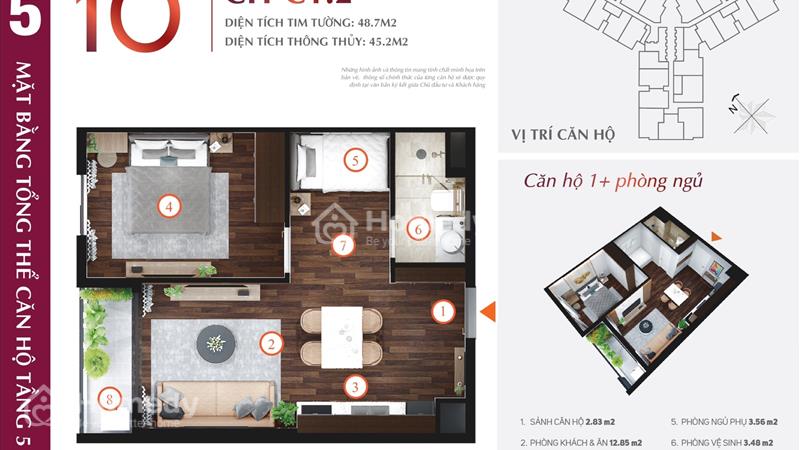 Bán Căn Hoàng Huy Commerce- CH10 - Tulip - Giá Rẻ LH:0783.599.666 - Ảnh 1