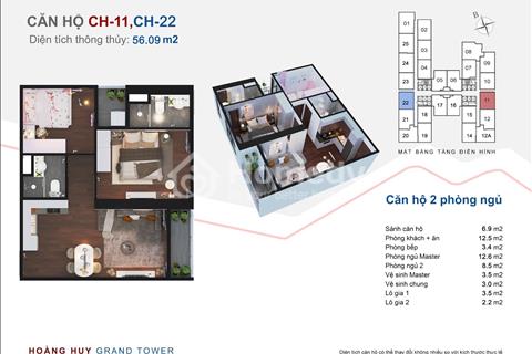 Bán Căn CH22 Hoàng Huy Grand - View quận uỷ - LH: 0783 599 666
