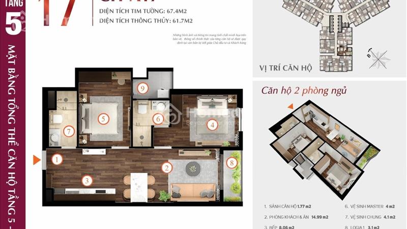 Bán căn 2PN Hoàng Huy Commecre - Tòa Loust rẻ nhất thị trường. LH:0783.599.666 - Ảnh 1