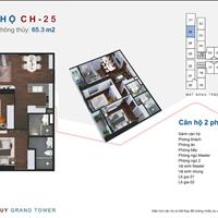 Bán căn Hoàng Huy Grand Tower - Mã căn 25 - Cửa chính Đông Nam. LH:0783.599.666