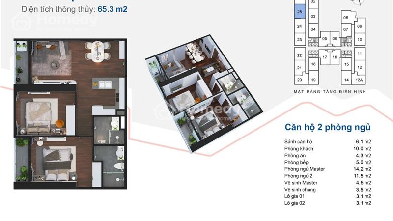 Bán căn Hoàng Huy Grand Tower - Mã căn 25 - Cửa chính Đông Nam. LH:0783.599.666 - Ảnh 1