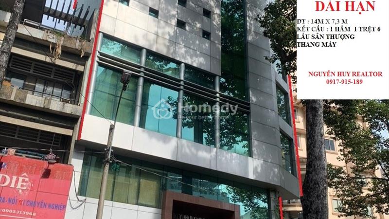 Tòa Nhà 8 Tầng + Thang Máy. Mặt Tiền Bùi Thị Xuân. Ngang 10m. Dtsd: 790 m2. Giá: 150 Tr/th - Ảnh 1